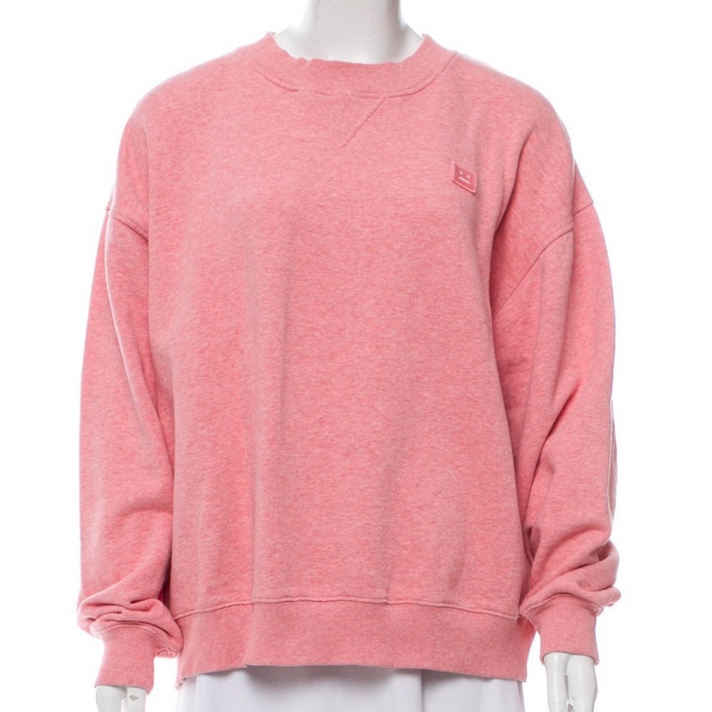 Acne Pink Crewneck Sweatshirt